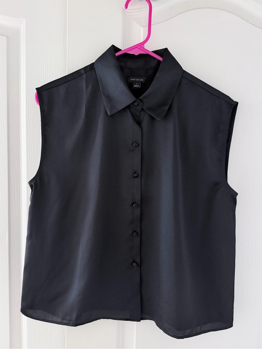 Ann Taylor Satin Blouse (Small)